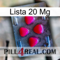 Lista 20 Mg 13